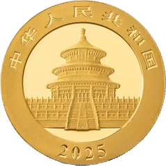 Zlatá investiční mince Panda 30g | 2025
