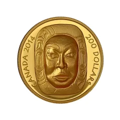 Gold coin Matriarch moon | 2014 | Proof | High relief