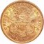 Gold coin 20 Dollar American Double Eagle | Liberty Head | 1876