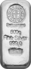500g Silver Bar | Argor-Heraeus