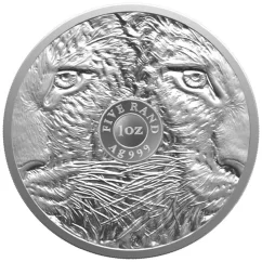 Stříbrná investiční mince Leopard 1 Oz | Big Five II | 2023