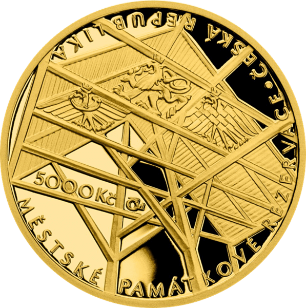 Zlatá mince 5000 Kč Město Cheb | 2021 | Proof