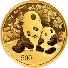 Zlatá investiční mince Panda 30g | 2024