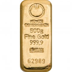 500g investičná zlatá tehlička | Münze Österreich