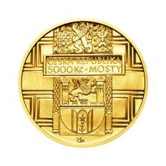 Zlatá mince 5000 Kč Renesanční most ve Stříbře | 2011 | Proof