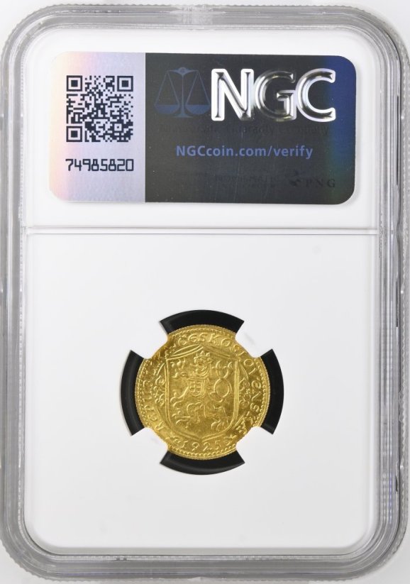 Zlatá mince Svatováclavský 1 Dukát  | 1925 | NGC | MS 65