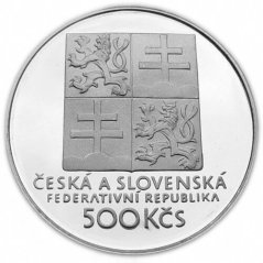 Silver coin 500 CSK Československý tenis | 1993 | Proof