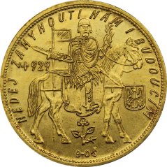 Złota Moneta 5 Dukaty Św. Wacław | 1929