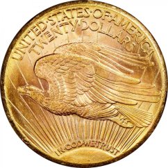 Gold coin 20 Dollar American Double Eagle | Saint Gaudens | 1926