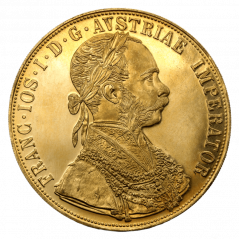 Gold coin 4 Ducats | 1915 | Austria New Edition