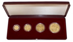 Sada 4 zlatých mincí Koruna Česká | 1995 | Standard