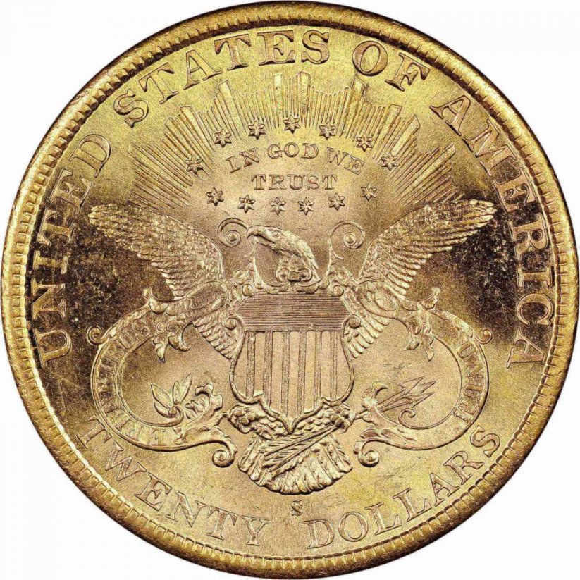 Gold coin 20 Dollar American Double Eagle | Liberty Head | 1889