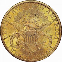 Zlatá mince 20 Dollar American Double Eagle | Liberty Head | 1883