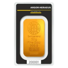 50g Argor-Heraeus | aranytömb