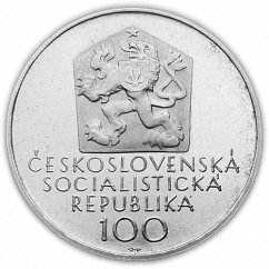 Stříbrná mince 100 Kčs Josef Mánes | 1971 | Proof