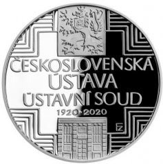 Strieborná minca 500 Kč Schválení československé ústavy | 2020 | Proof