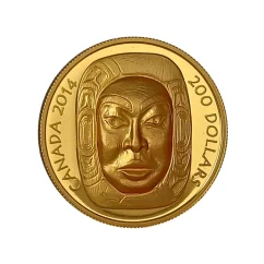 Gold coin Matriarch moon | 2014 | Proof | High relief