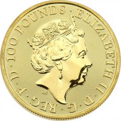 Gold coin White Horse 1 Oz | Queens Beasts | 2020