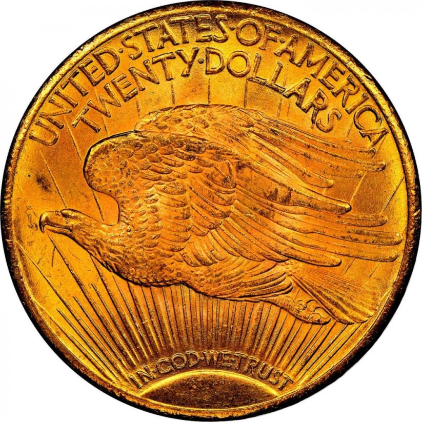 Gold coin 20 Dollar American Double Eagle | Saint Gaudens | 1928
