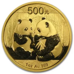 Zlatá investiční mince Panda 1 Oz