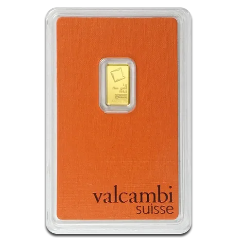 1g Gold Bar | Valcambi