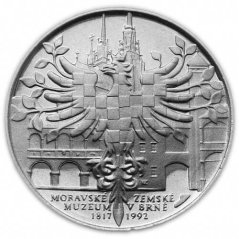 Srebrna Moneta 100 Kčs Moravské zemské muzeum | 1992 | Proof