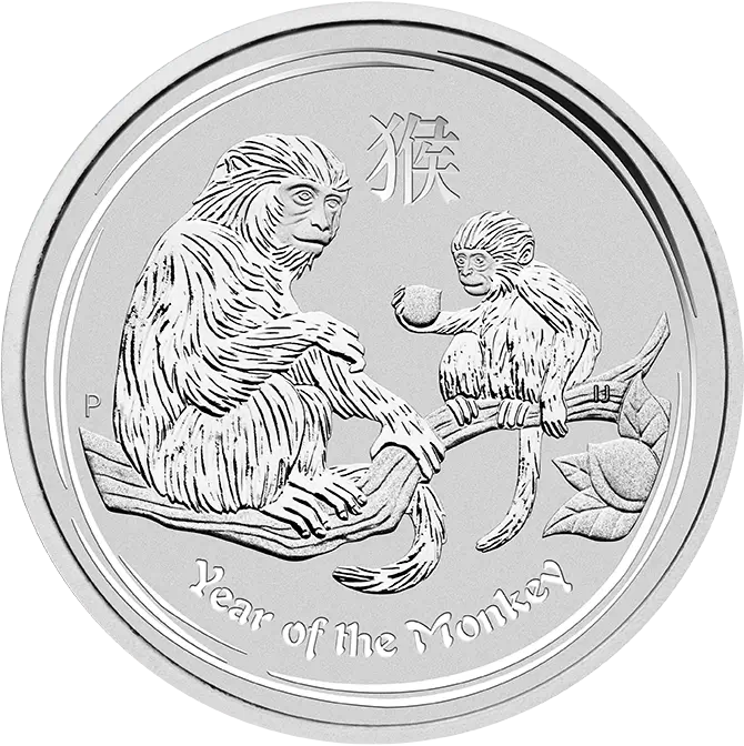 Srebrna moneta Rok Małpy 1 kg | Lunar II | 2016