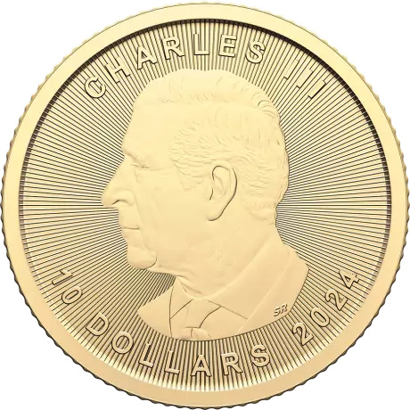 Złota moneta Liść Klonowy 1/4 oz | 2024