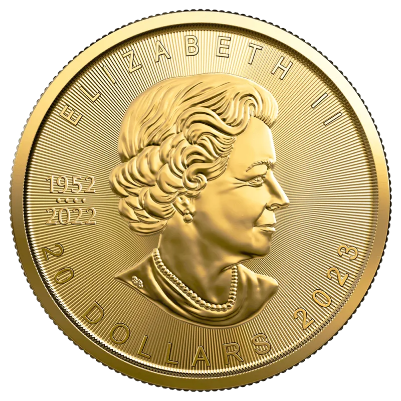 Zlatá investiční mince Maple Leaf 1/2 Oz