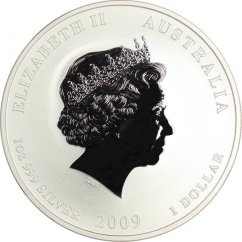 Stříbrná investiční mince Rok Buvola 1 Oz | Lunar II | 2009