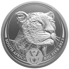 Stříbrná investiční mince Leopard 1 Oz | Big Five II | 2023