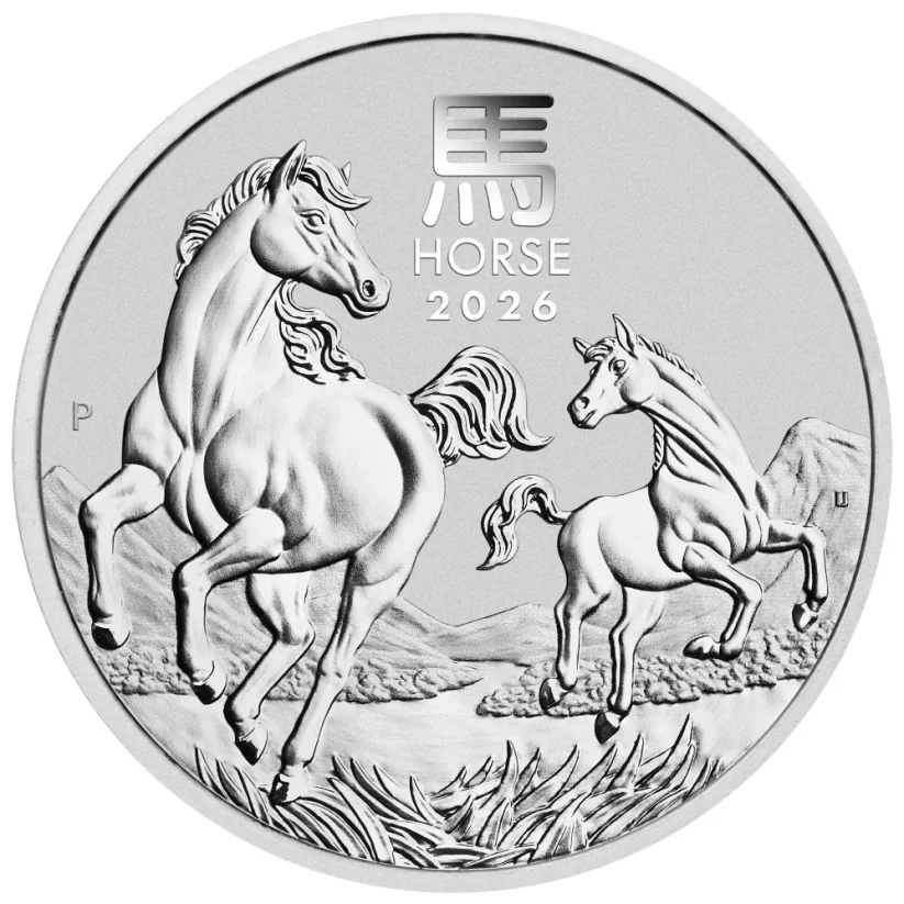 Stříbrná investiční mince Rok Koně 1 Oz | Lunar III | 2026