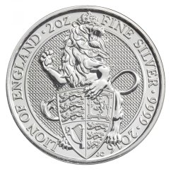 Silver coin Lion 2 Oz | Queens Beasts | 2016