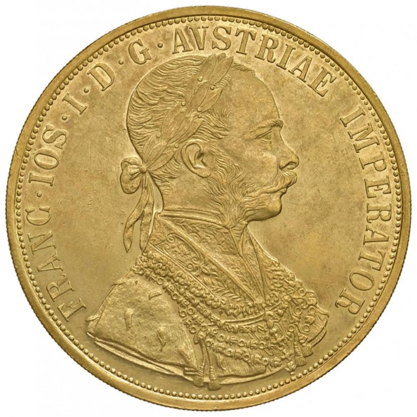 Gold coin 4 Ducats Franz-Joseph I. | 1900
