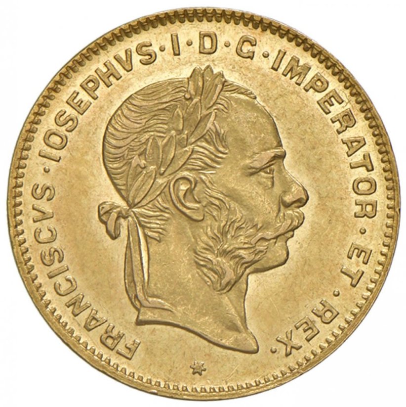Gold coin 4 Florin 10 Francs Franz-Joseph I. | Austrian mintage | 1870