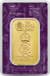 31,1g investičná zlatá tehlička | Royal Mint | The Royal Celebration