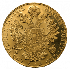 Zlatá investiční mince 4 Dukát Františka Josefa I. | 1915 | Novoražba