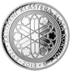 Silver coin 200 CZK Založení klášteru Zlatá koruna | 2013 | Proof