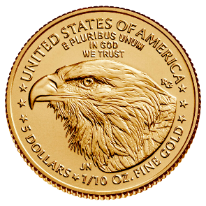 Gold coin American Eagle 1/10 Oz