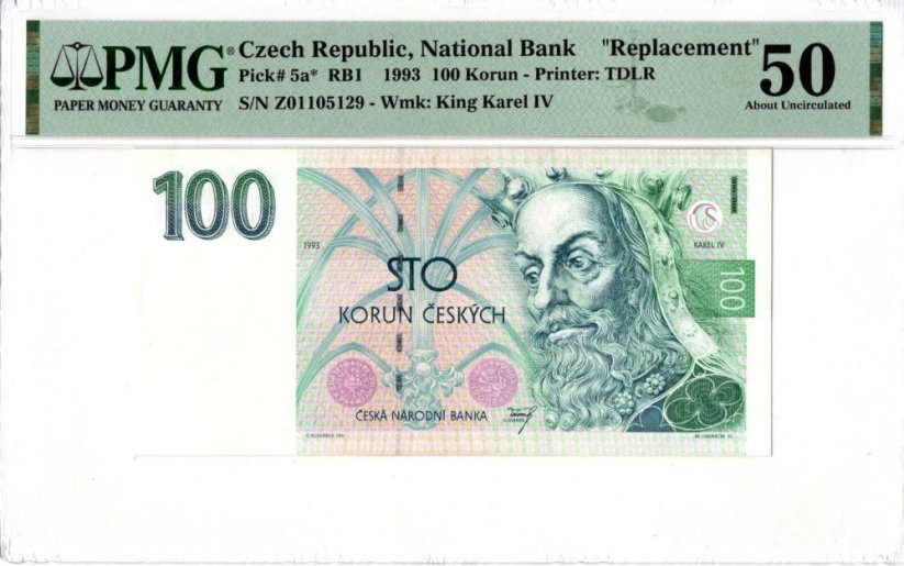 Banknote 100 Korun | 1993 | EPQ 50