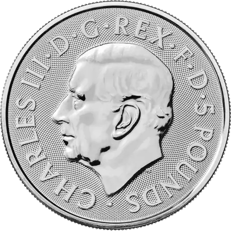 Strieborná investičná minca Greyhound 2 Oz | Tudor Beasts | 2025