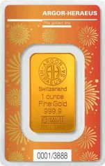 31,1g Argor-Heraeus | A Bivaly éve | 2021 | aranylap