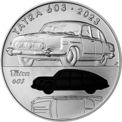 Strieborná minca 500 Kč Osobní automobil Tatra 603 | 2023 | Standard