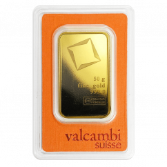 50g investičná zlatá tehlička | Valcambi