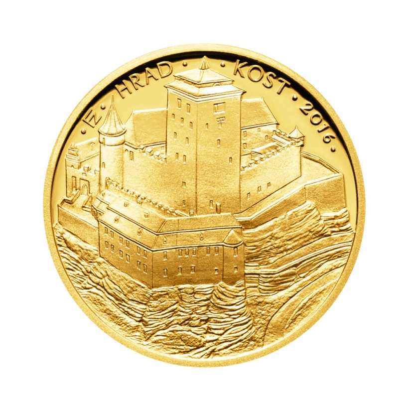 Gold coin 5000 CZK Hrad Kost | 2016 | Proof