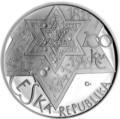 Strieborná minca 200 Kč Rabí Jehuda Löw | 2009 | Proof
