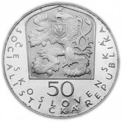 Stříbrná mince 50 Kčs P.O.Hviezdoslav | 1971 | Standard