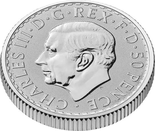Stříbrná investiční mince Britannia 1/4 Oz | Charles III | 2025