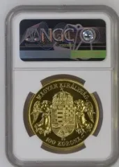 Zlatá 100 koruna 1907 KB | 2021 | Novoražba NGC MS 69