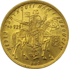 Zlatá minca Svatováclavský 5 Dukát | 1934
